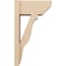 Ekena Millwork 8-in W x 16-in D x 28-in H Funston Slat Rough Cedar Woodgrain TimberThane Outlooker, Primed Tan OUTUR080X16X28FST24RCPR - alternate 6